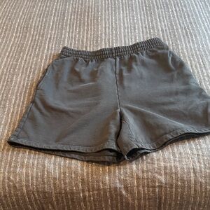 SKIMS Black Athletic Lounge Shorts
